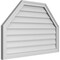 Ekena Millwork Octagonal Top Surface Mount PVC Gable Vent w/ 2"W x 1-1/2"P Brickmould Frame, 40"W x 26"H GVPOT40X2602SN - alternate 5